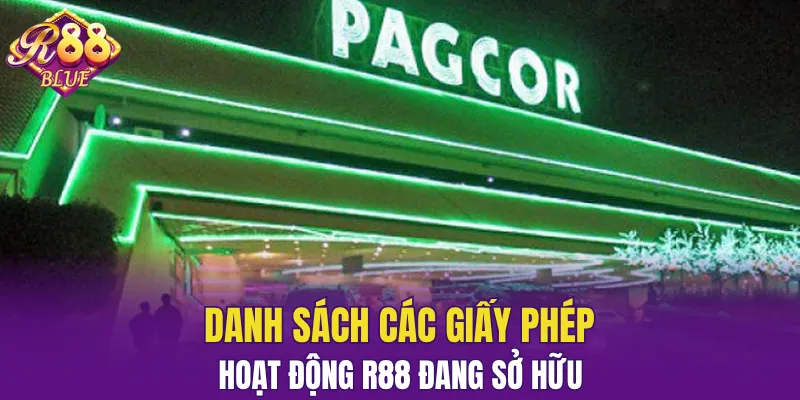 Giấy Phép Hoạt Động R88 - Bảo Chứng Sự Uy Tín Tuyệt Đối 5 Danh sách những giấy phép nhà cái đang sở hữu