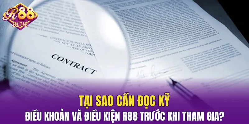 Điều Khoản Và Điều Kiện R88 - Kim Chỉ Nam Khi Cá Cược 6 Những lý do cần đọc điều khoản và điều kiện R88 trước khi tham gia