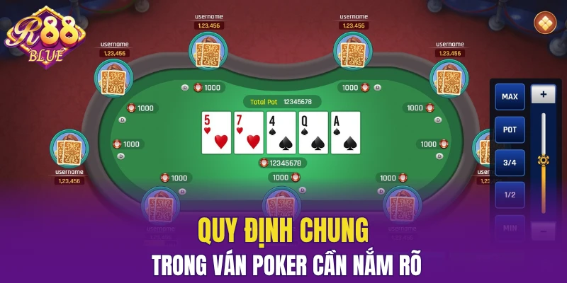 Hướng Dẫn Chơi Baccarat Online Chi Tiết Cho Người Mới 5 Quy định chung trong ván Poker cần nắm rõ